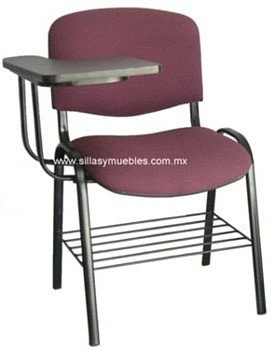 SILLA ESCOLAR SEMIEJECUTIVA, CON PALETA